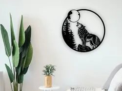 Wolf Howling Wall Art