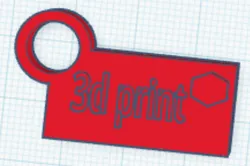 3d print keychain