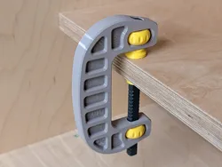 C-clamp - 100% printable - no support - optimized orientation