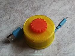 Cable winder with ratchet