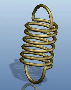 Extension Spring variable pitch