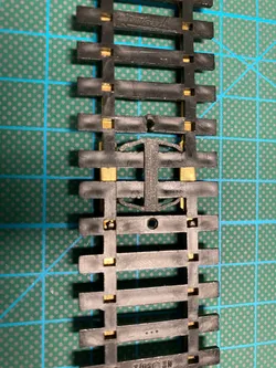 H0 rail / track joiners (75s print time, only 0.16g) for model train (Fleischmann)