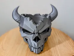 Horned Skull Catchall Organizer Bowl