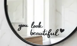 Mirror & Wall Art - Beautiful ♡ Script Decor