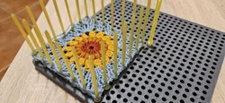 Reinforced Crochet Board Pin - Horizontal Print