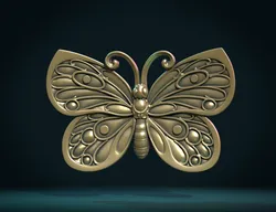 butterfly iii 3D Print Model in Sculpture 354102