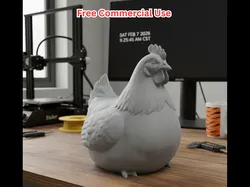 Chicken Character Figure