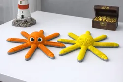 Flexi Octopus with Spiral Tentacles – Articulated