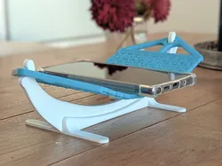 Hammock phone holder / stuff presenter