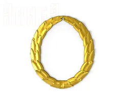 laurel wreath 3D Print Model in Coins and Badges 354210