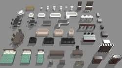 Low Poly Furniture / Household Assets
