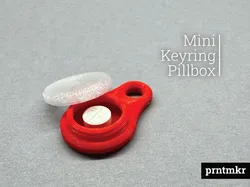 Mini Keyring Pillbox - For the ONE pill that matters