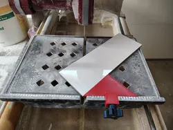 MK Tile Saw 45° Flat Guide in openscad (MK P/N 134577-MK)