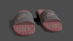 Nike Slides House Shoes Wore