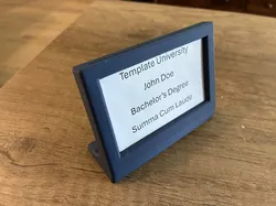 Pocket Diploma Desk Frame / Mini Degree Display