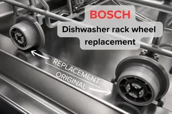Rack Wheel replacement - Suitable for Bosch Dishwasher