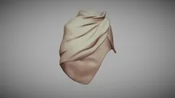Scarf for 3d Printable Character 29