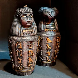The Four Sons of Horus: Complete Canopic Jar Set