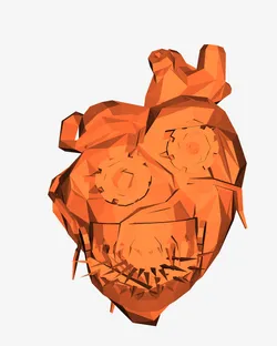 animal company heart monster includes poses