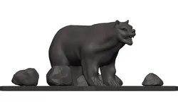 Bear 3D Print Model in Animals 354590