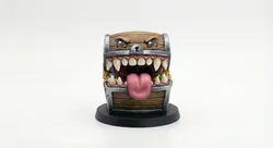 Chibi Mimic - The Deceptive Treasure Chest (D&D Miniature)