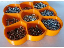Custom box storage for screws