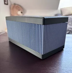 decorative box with hinged lid