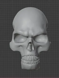 dmc - devil may cry skull on dantes back 3D Print Model in Game Accessories 354443
