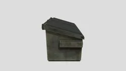 Dumpster Psx | Low Poly