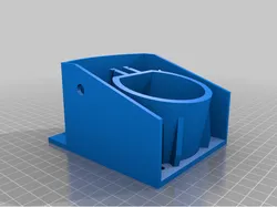 EV charge plug holder / Typ2 Halter Geneigte Variante