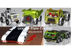 License plate creator