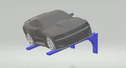 Mmodel Car Wall Mount (hidden screws, no support) - various angles&sizes