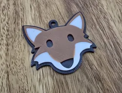Multicolor Fox keyring (Animal Collection)