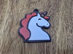 Multicolor Unicorn keyring (Animal Collection)