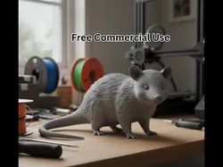 Opossum Statue