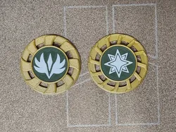 Power Rangers Ninja Storm -  Green Samurai Ranger - Cyclone Morpher Discs