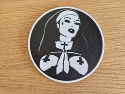 Sinfull Sister | Unholly Nun | Fanart Untersetzer