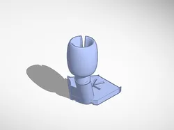 3D printer bestanden | 3MF | Duck foot prostetic for peg leg/ hopalong.