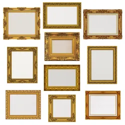 Collection of 3d models Frame picture gold v1 3D model