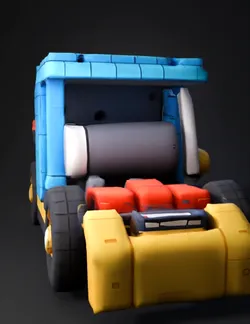 CREATE SQUARE CAR MINI WITH MOTOR AND BATTERY SLOT