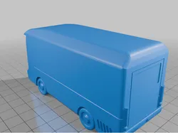 Cyberpunk Delivery Van