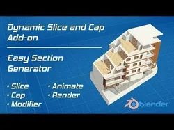 Dynamic Slice and Cap for Blender 3D model
