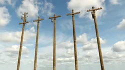 Electric Pole Low-poly 3D model