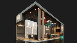 Exhibition Stand - 12m x 5m 3D model 3D model