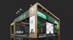 Exhibition Stand - 8m x 9m 3D model  3D model