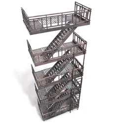 Fire escape -  game ready - pbr Low-poly 3D model