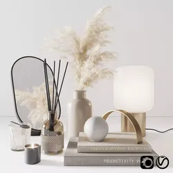 Glam set 3D model