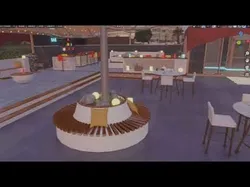 Metaverse Rooftop Bar Low-poly 3D model