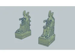 Minas Morgul Statues 10mm Scale