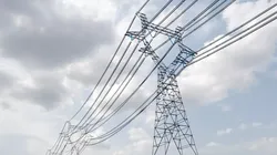 Modular Powerlines Low-poly 3D model